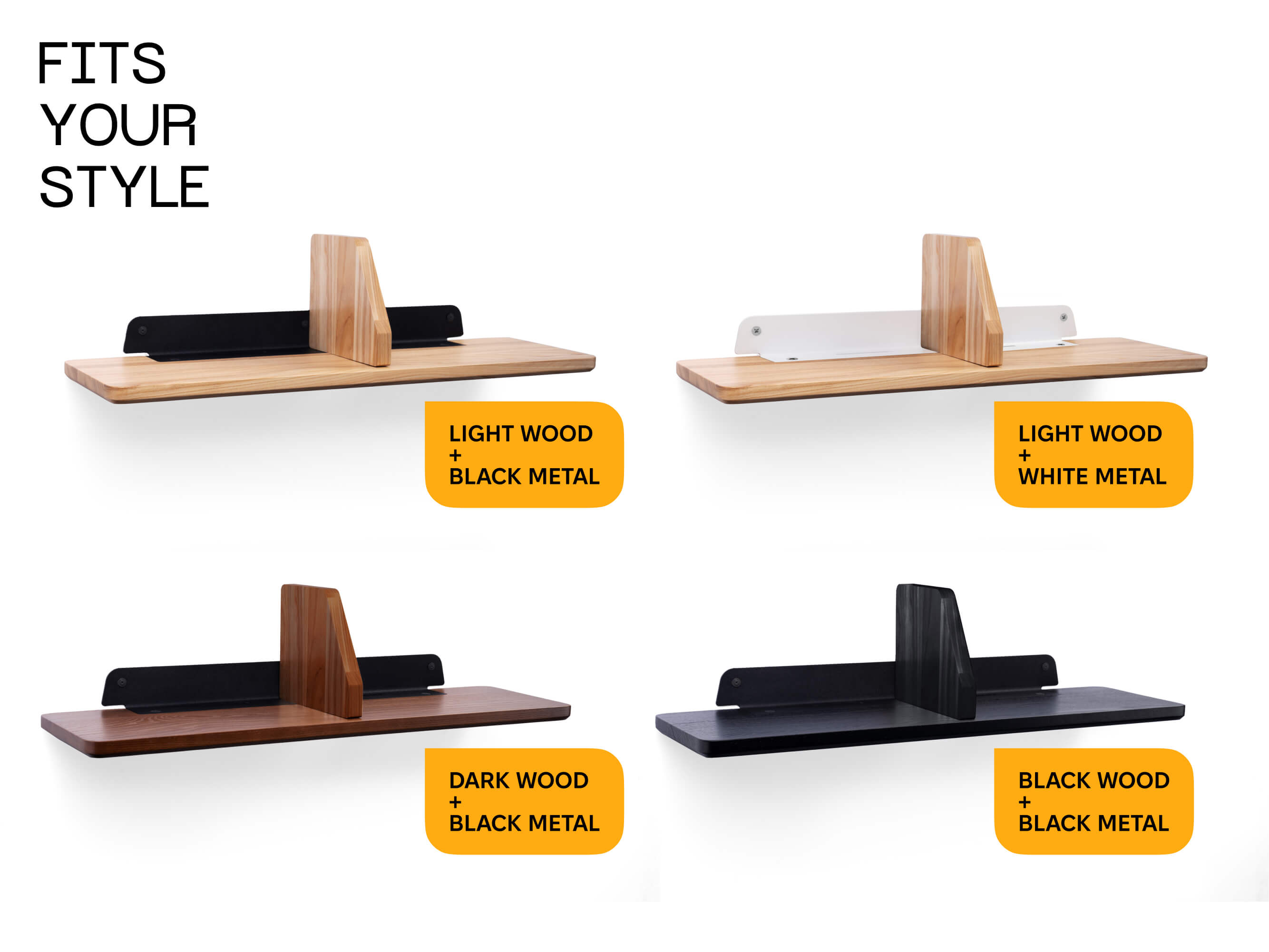 FL:SH™ Floating Wall Shelf